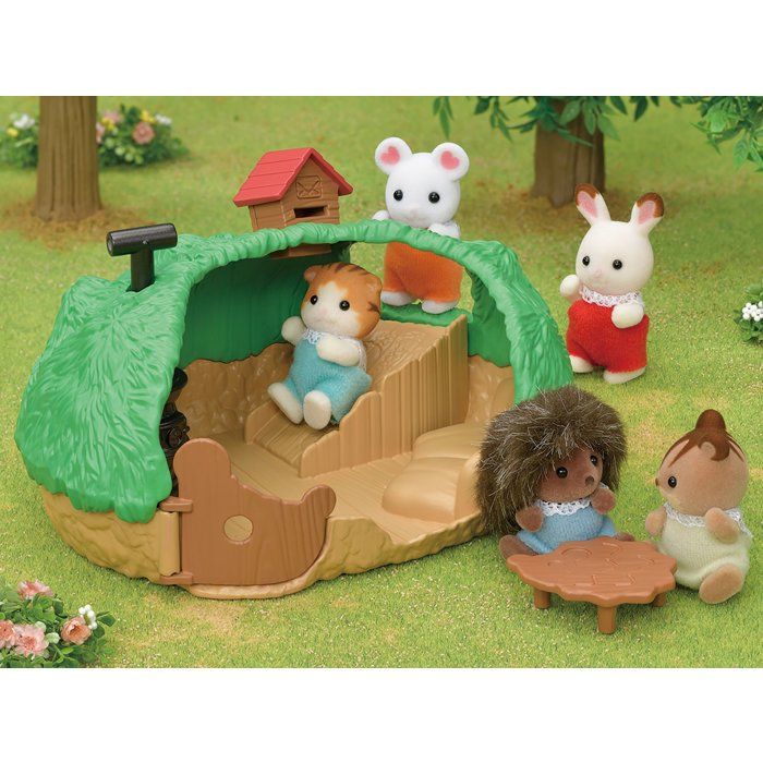 Le duo des bebes en habits de pluie - sylvanian tous pour bebes | figurines | jouéclub