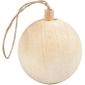 Boule De Noël En Bois à Décorer 55 Cm