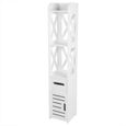 Meuble Wc Colonne De Salle De Bain Armoire Toilette Haute Armoire