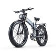 Vélo électrique BURCHDA R5 PRO - Batterie Lithium 48V17.5AH - Freins hydrauliques - Pneus 4.0 - Tout suspendu-0