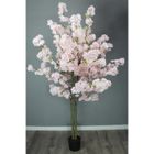 ARNUSA Plante artificielle Cerisier Fleur de cerisier Artificiel Arbre Artificiel Fleur de Cerisier Plante d'intérieur (Rose 160 cm)