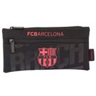 FCBARCELONA Trousse F.C.Barcelone football Noir - Nouvelle collection - 2 compartiments 22x11 - Officiel