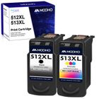 MOOHO PG 512xl 2 Cartouche d'encre compatibles Canon PG512xl CL-513 PG-512 pour Canon iP2700 MP230 MX350 MP240 MP250 MX360