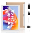 OVZIOCO Tablette tactile 10 pouces |Tablette Android|4 Go de RAM, 64 Go de ROM, 256 Go extensible|Bluetooth 4.0|2.5D IPS 1280 FHD (or)