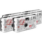 TOP SHOT TopShot Lot de 5 appareils photo jetables pour 27 photos avec flash (Blanc)