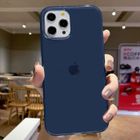 Coque de Protection Souple pour iPhone 13 Pro Max - YIOU - Bleu Marine - Résistante aux Rayures et Anti-Choc