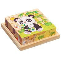 Jouet éducatif 3D Puzzle en bois - Panda - Pour enfants de 2 ans et plus