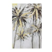 Objet de decoration murale modele jungle palmier - 60 x 90x 2.8 cm