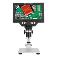 RIN Microscope numérique 12MP 7'' LCD 1200X électronique