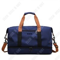 TD® Sac de voyage sac de fitness portable grande capacité pour hommes et femmes bagages de voyage léger séparation sèche et humide