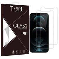 Tikawi x2 Verre trempé 9H Iphone 12 Pro Max 6.7" Protection Ecran Haute résistance [Anti-traces] Film protection Verre trempé x2