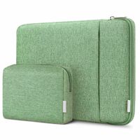 Housse Puffy Pour Ordinateur Portable 11-15" - Design Nœud Mignon, Doublure Polaire, Fermeture Magnétique - 4