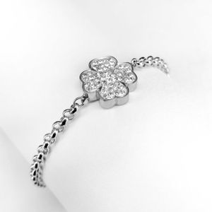 Bracelet En Argent Sterling 11g - Motif Feuilles - Occasion Bon état