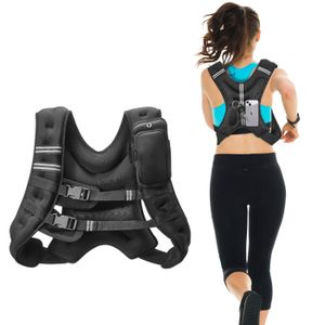 Gilet Lesté Ajustable Ragebby 4-10lb - Parfait Pour La Muscu, La Course Et La Perte De Poids - Noir, Neuf