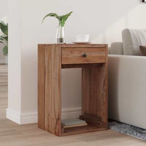 Chevet en acajou blanc Torini - déco au style marin