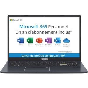ORDINATEUR PORTABLE PC Portable Asus VivoBook E510MA EJ355TS 15,6