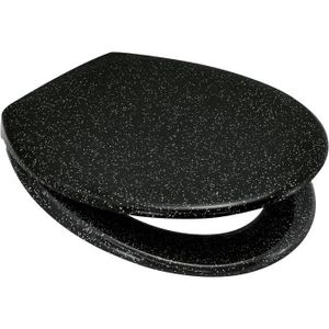 Abattant wc deals argent pailleté