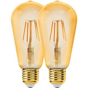 AMPOULE - LED EGLO Lot de 2 ampoules LED E27 - 2 ampoules vintag