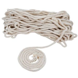 LAINE TRICOT - PELOTE Pelotes de laine,Rouleau de corde en macramé Beige