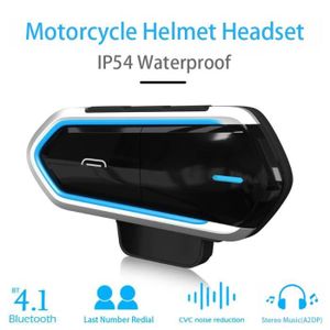 INTERCOM MOTO Oreillettes Bluetooth pour Casque de moto, Communi