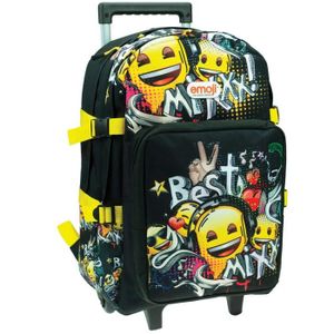 CARTABLE Sac à dos à roulettes Emoji Best Mixx 46 CM Trolle