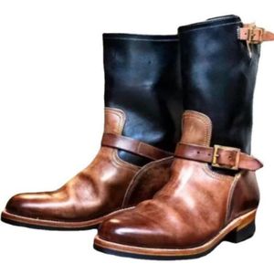 BOTTE Botte Homme Cuir Combat Mode Militaire - INSFITY -