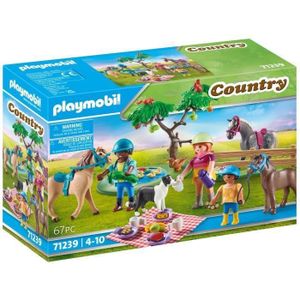 FIGURINE - PERSONNAGE SHOT CASE -PLAYMOBIL - 71239 - Country - Cavaliers