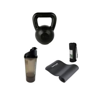 Tunturi shakerbecher Protéine-Shaker avec rangement 600 ml noir