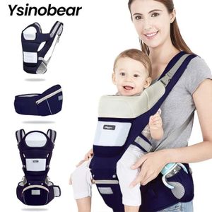 PORTE BÉBÉ Ysinobear Porte bébé ergonomique avec siège à hanche, coton pur léger et respirant , pour les bébés et les Enfants de 3 à 36 Mois