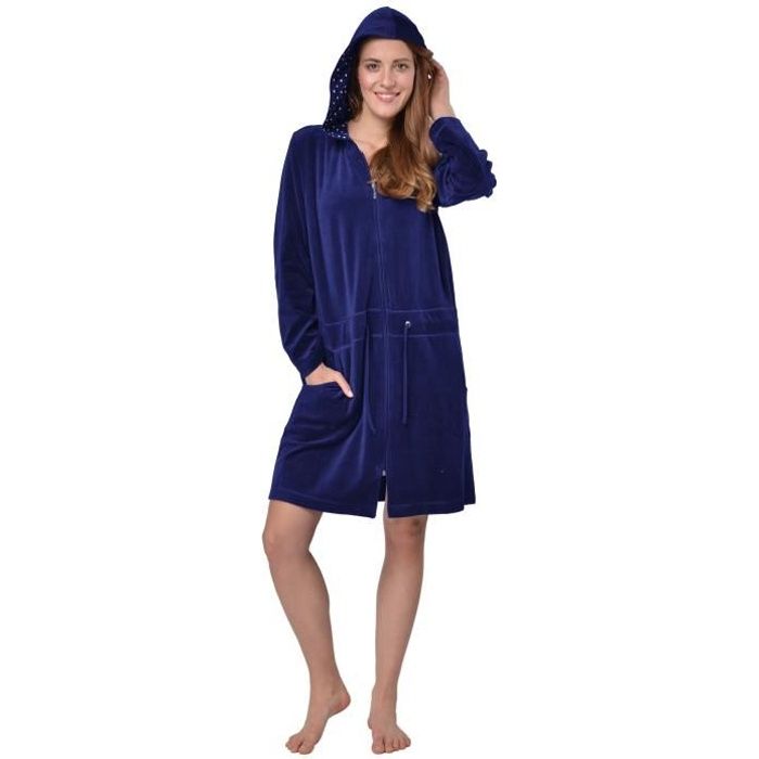 Robe de chambre slenderella zippee Cdiscount