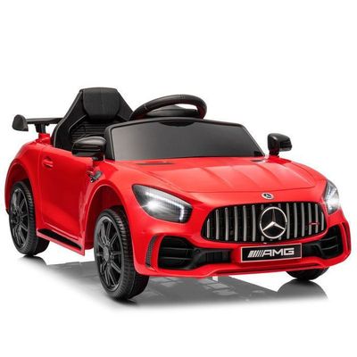 Voiture électrique Mercedes Benz GT-R AMG 2022 sous licence, voitures à pédales, rouge et blanc, télécommande, vert et noir, voitures électriques pour enfants Voiture électrique Mercedes Benz GT-R AMG 2022 sous licence, voitures à pédales, rouge et blanc, télécommande, vert et noir, voitures électriques pour enfants