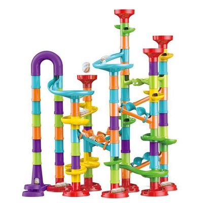 Marble Run 166 Pièces – Circuit De Billes Créatif – Jouet éducatif STEM – Dès 3 Ans – Voies Spirales Et Toboggans