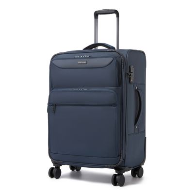 Valise Rigide Guess Grande Taille – Motifs Noir/marron, 70x44x32 Cm, Neuve