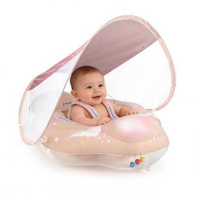 Bouée bébé avec auvent - Bouée gonflable pour tout-petit, siège de