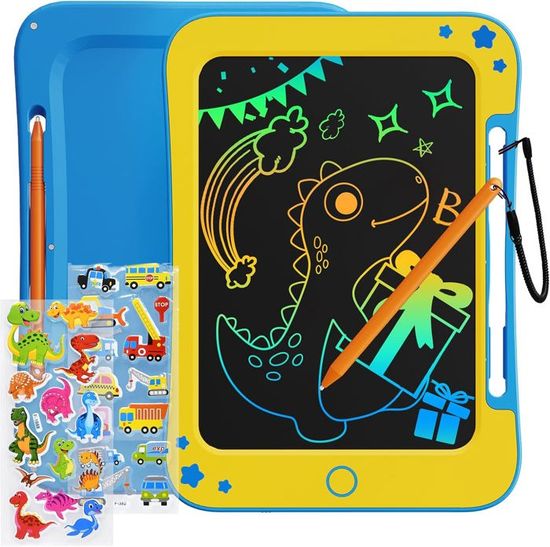 Tablette D’écriture LCD KOKODI 8,5 Pouces – Ardoise Magique Colorée – Sans Rayonnement – Pour Enfants 3-8 Ans