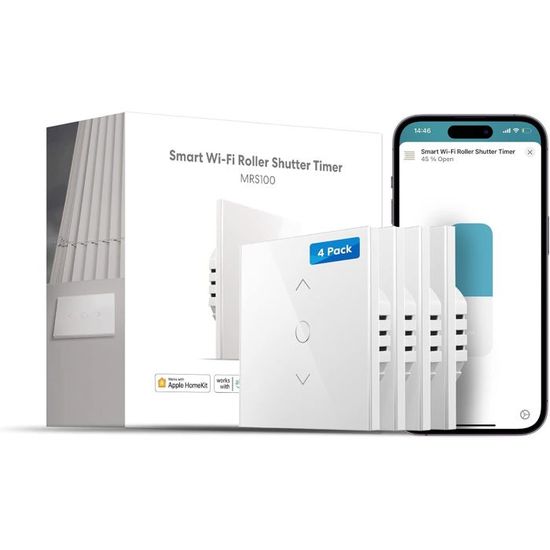 Meross Interrupteur Volet Roulant Connecté Compatible avec HomeKit ...
