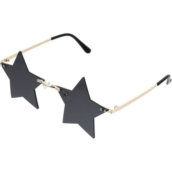 Lunettes De Soleil En Forme D'étoile Bleue Pour Adultes | Party Expert