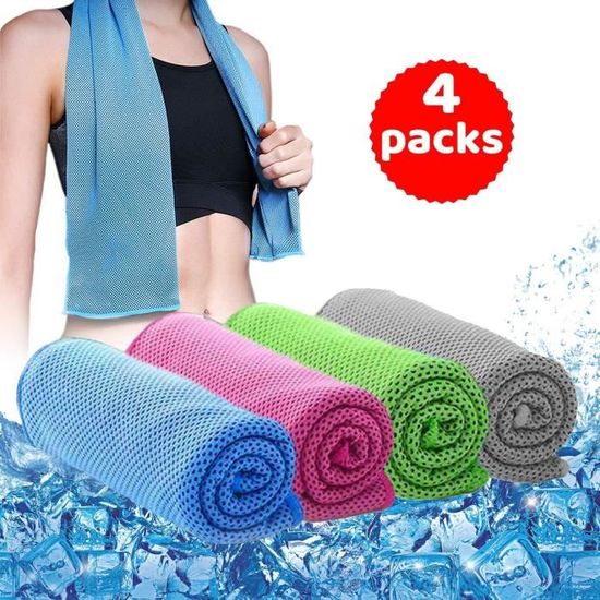 SHANGYU Lot De 3 Serviettes Rafraîchissantes Pour Fitness Et