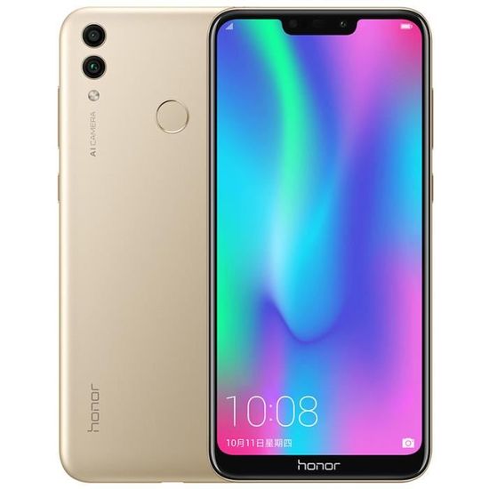 HUAWEI Honor Play 8C 4GB + 64GB 6,26 Pouces 4G Phablet or