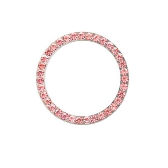 Couvercle Bouton Démarrage Voiture Strass | Décor Intérieur Brillant | Facile à Coller | Pour SUV, Berline