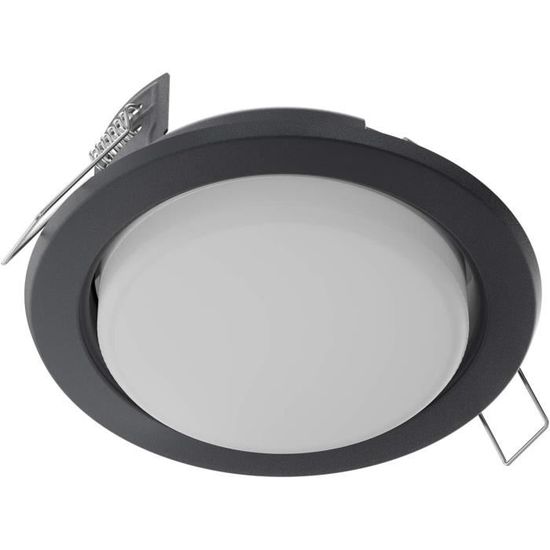 10 Pièces Gx53 Douille De Lampe Inel Chromé Mat Rond 90Mm Incl. Lampe
