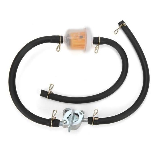 Kit Filtre à Carburant Moto - Tuyau, Filtre, Interrupteur Et Clips