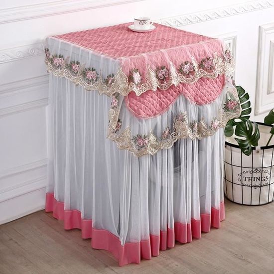 Housse De Protection Pour Lave-linge Et Sèche-linge - Dimensions 60x64x85cm, Couverture Avant, Bord Argenté
