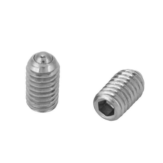 10 Poussoirs à Bille à Ressort M12 X 25 Mm - Acier Au Carbone - Pour Pinces, Moules, Machines Industrielles