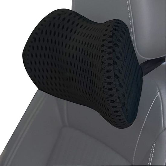 Coussin Appui-tête Pour Siège Auto - Oreiller Doux Réglable 3 Positions, Pour Porsche Et Autres