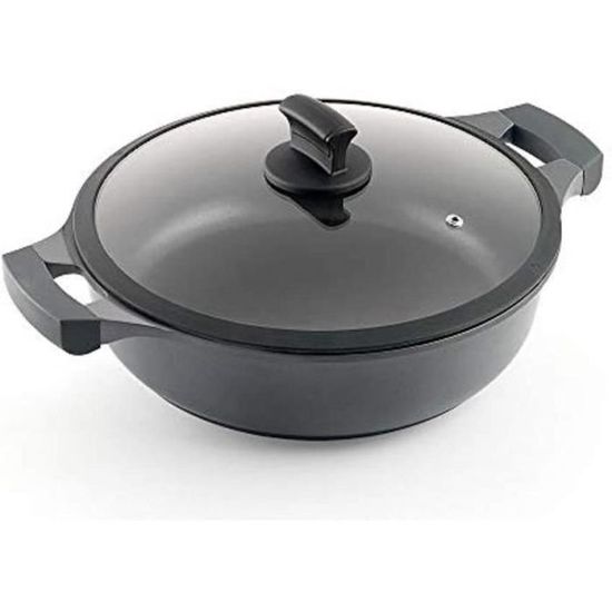 Poêle 20cm Aluminium Revêtement Anti-adhésif Induction Carrefour Home - La Poêle pas cher