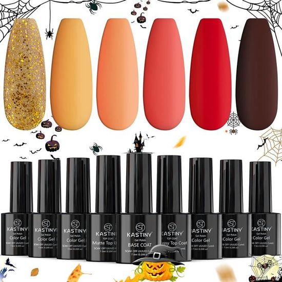 Kit Vernis à Ongles Gel MYGEL Mylee - 10 Ml, Effet Mat Ou Scintillant, Durable, Neuf