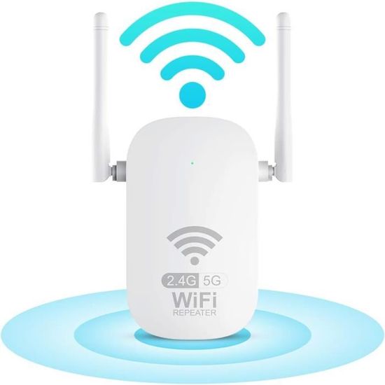 Répéteur WiFi,Amplificateur WiFi,repeteur WiFi Puissant avec 4