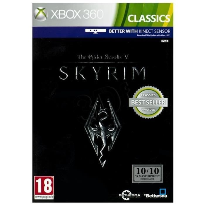 Bethesda The Elder Scr.V Skyrim / Jeu Console Xbox 360