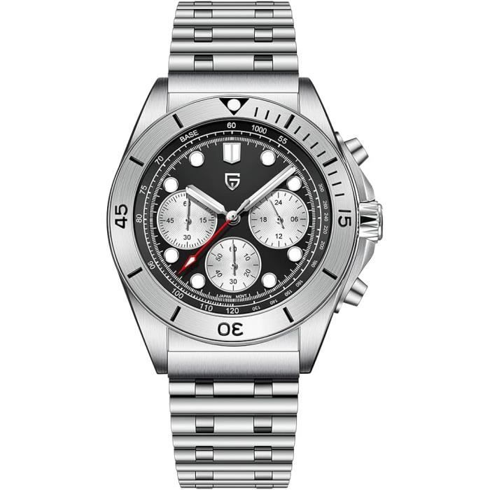 Montre Pagani Design Homme à Quartz - Mouvement Japonais, Boîtier Acier Inoxydable 40 Mm, Verre Saphir, Étanche 100 M - 5